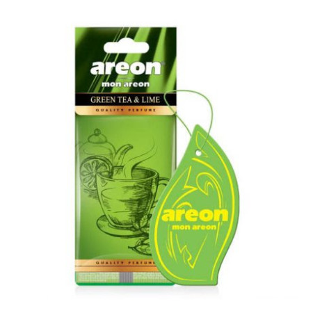 AREON MON CARD PERFUME GREEN TEA AND LIME | 7g | MA36 